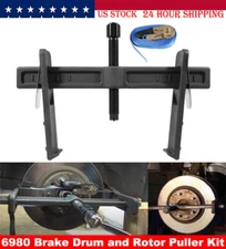 For Removing Hub Drums Rotors Drive Wheels Brake Drum and Rotor Puller Kit 6980