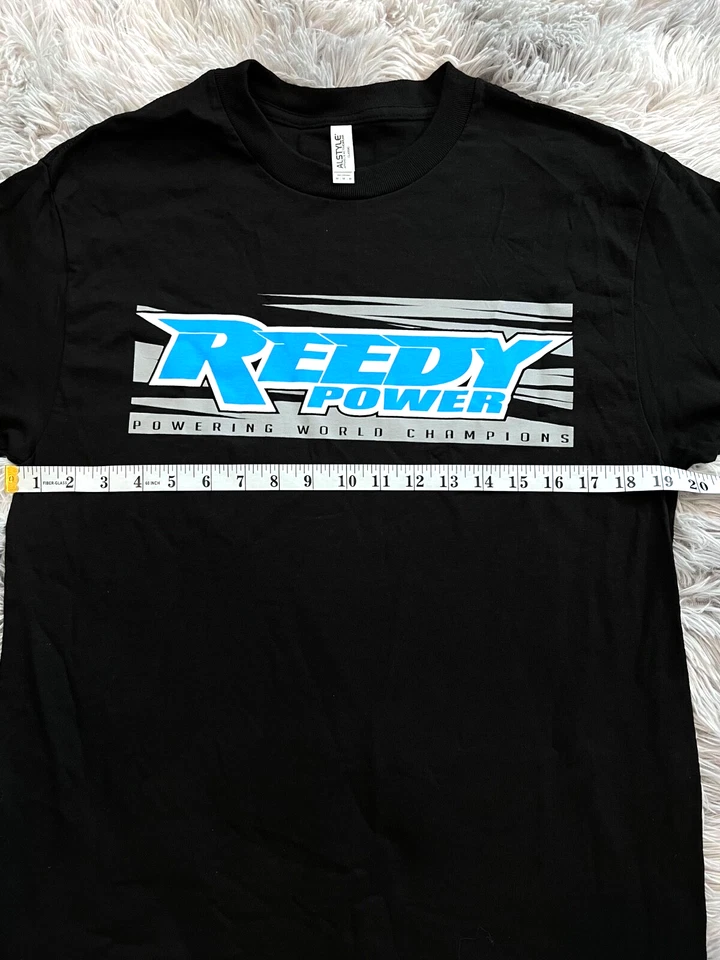 NUEVA Camiseta Negra Para Hombre Reedy Power RC, Talla Mediana - Camisa Buggy Racing Foto 4 de 4