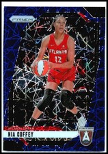2024 Panini Prizm WNBA Blue Velocity Prizms #71 Nia Coffey Atlanta Dream
