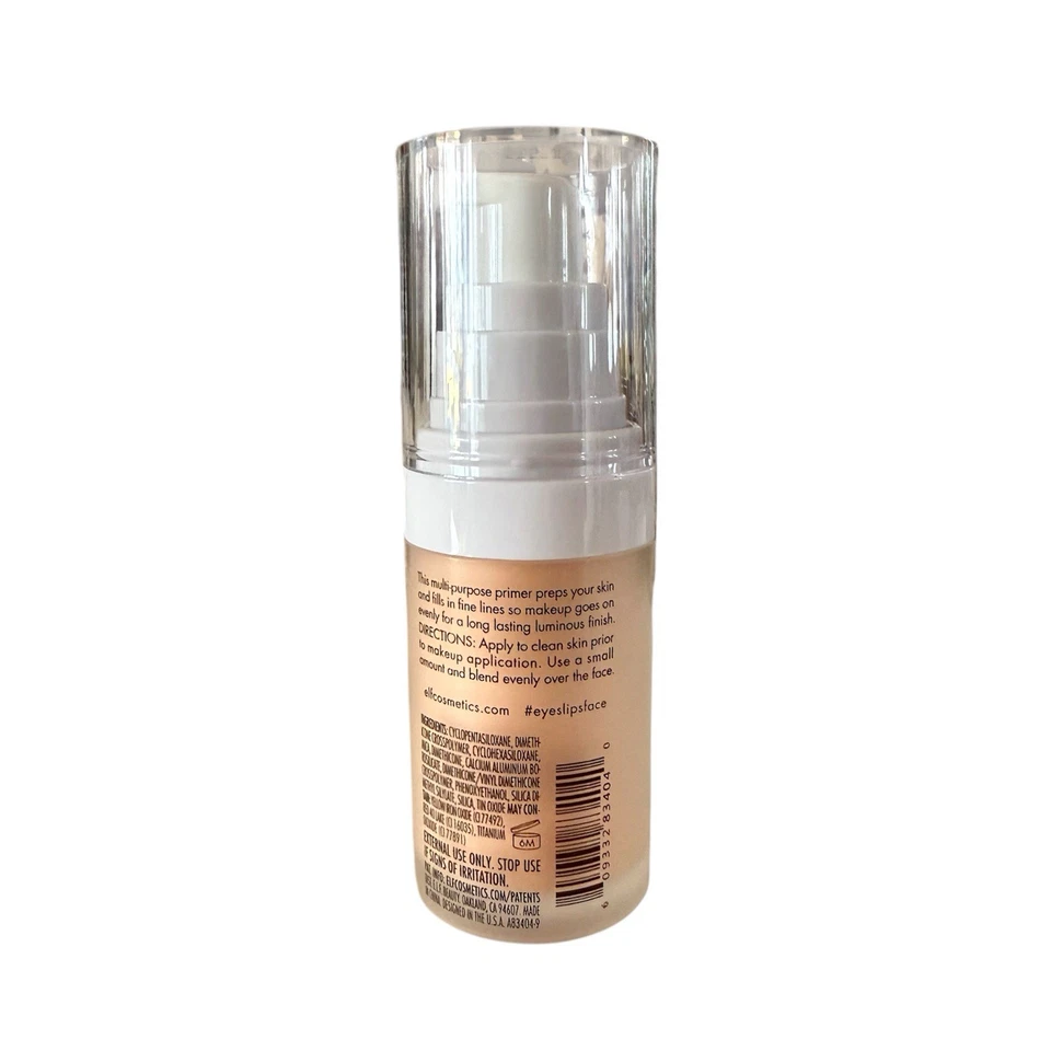 e.l.f. Illuminating Face Primer Lotion Radiant Glow 0.47 fl oz Elf Makeup 83404 - Image 2 of 2