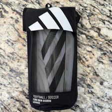 Adidas Soccer/Football Shin Guards With Sleeves, Large