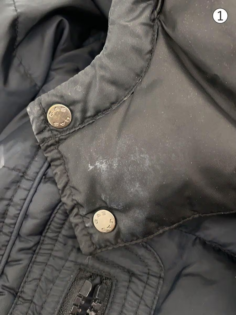 GAS Down Jacket, Large, Polyester, Black, Solid C… - image 6