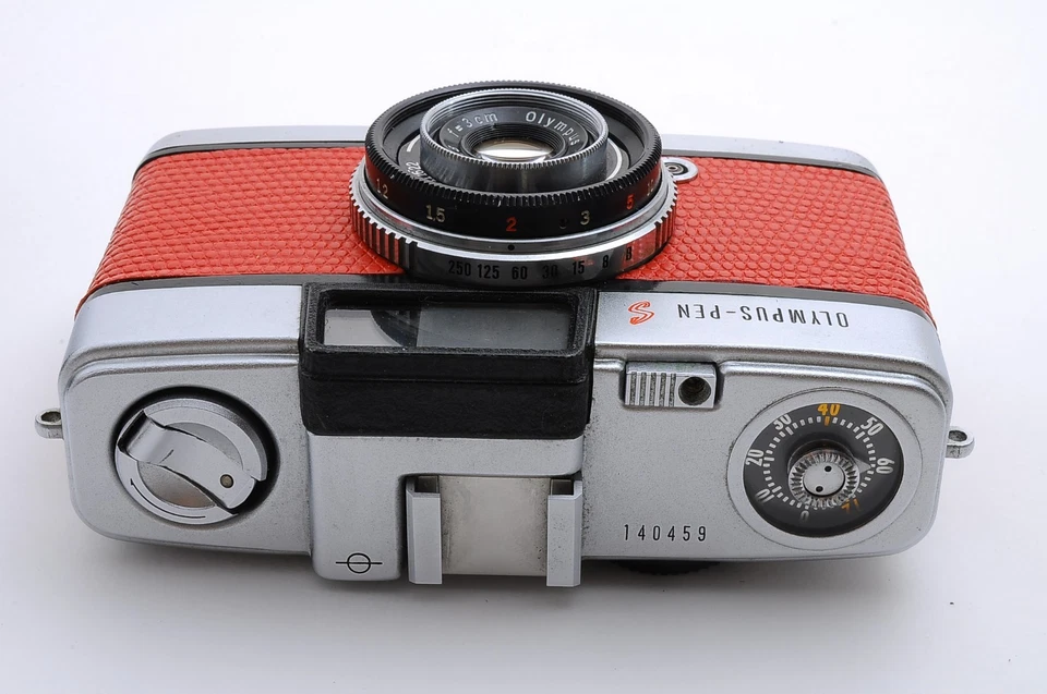 [Near MINT All works}Olympus Pen S Red Half Frame Camera 30mm f2.8＃459 - Image 2 of 4
