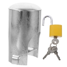 1Set Reusable Iron Outdoor Faucet Lock System Water Spigot Lock