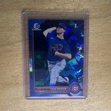 Topps 2022 Bowman Chrome Draft Sapphire Cade Horton #BDC-193 Rookie Cubs