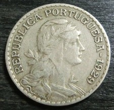 Portugal 1 Escudo 1929 Erhaltung