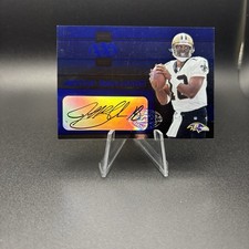2002 Mirror Signatures Leaf Certified Jeff Blake Auto Autograph /25 MS-30