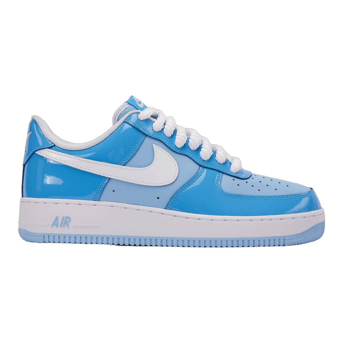 NIKE AIR FORCE 1 LOW 07 LV8 Psychic Blue White Sneakers Men Sz 8