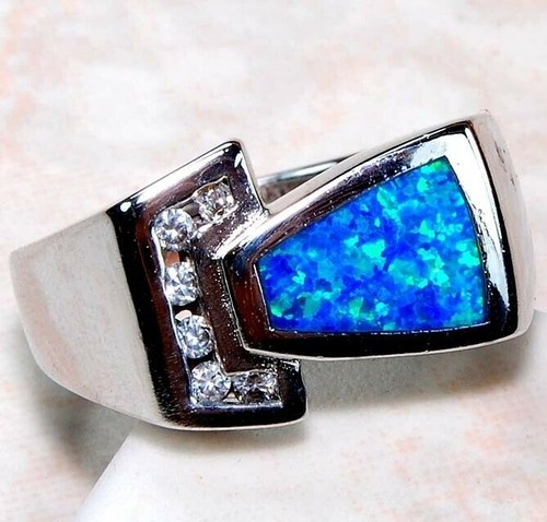 Lemon Topaz Oval Gemstone Ring - Handmade Adjustable 925 Sterling Silver Ring (Fits Sizes 5-13)