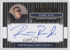 2008 Razor Signature Series Black 189/199 Robbie Ross #147 Auto 0c2