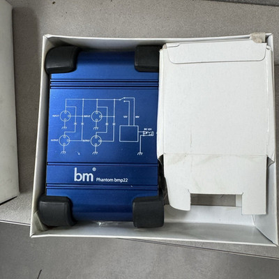 bm Phantom bmp22 DI-Box 2-Kanal Phantomspeisung XLR In/Out DC 9V