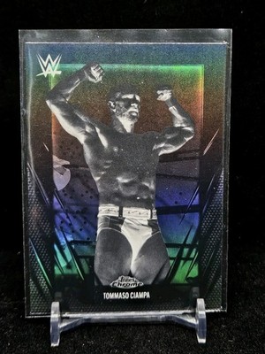 2026 Topps Chrome WWE Negative REFRACTOR #86 Tommaso Ciampa SP AEW Insert 