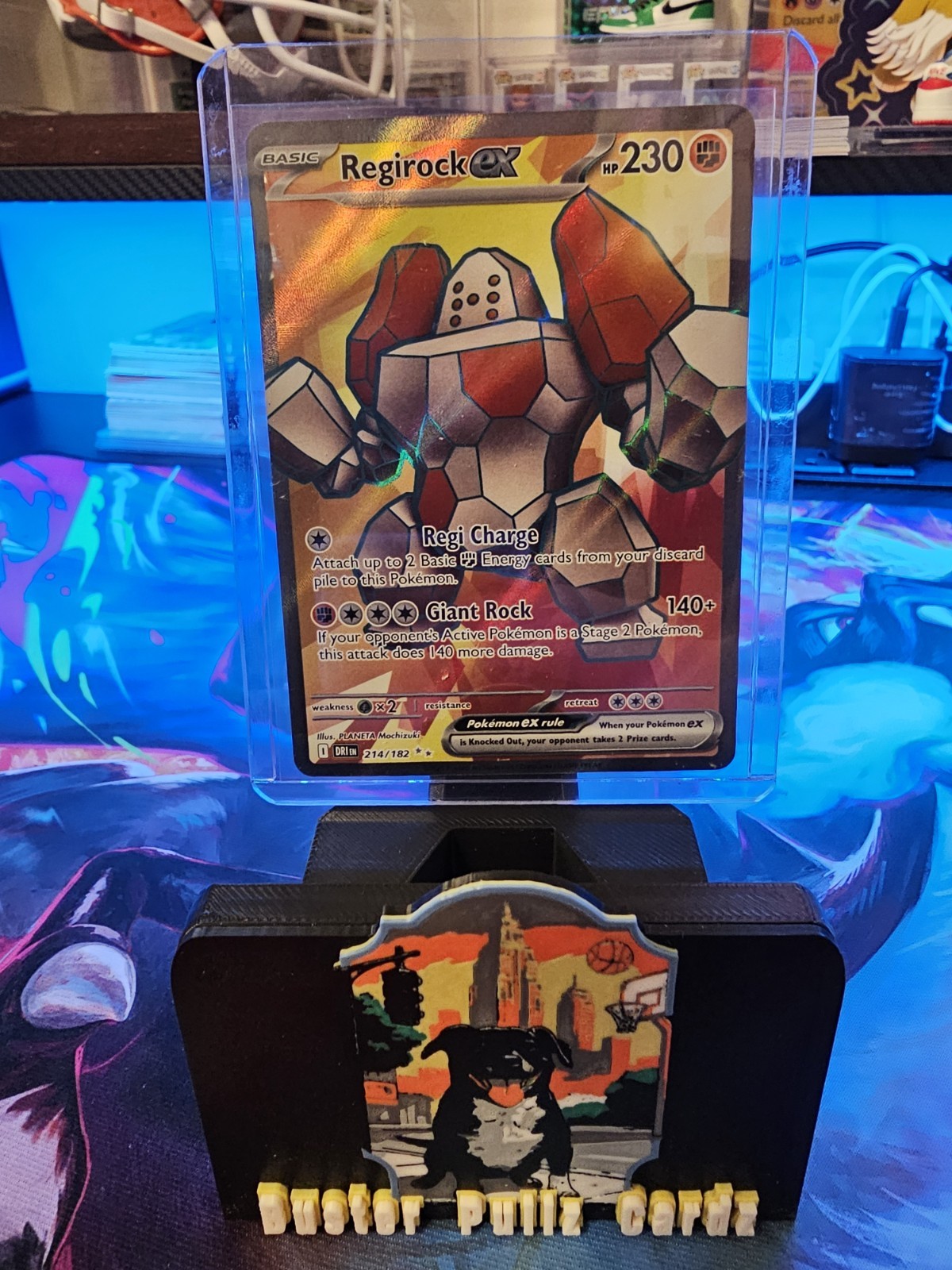 Pokemon TCG - Regirock EX 214/182 Full Art Ultra Rare Holo - NM