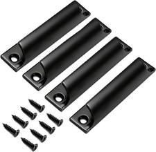 Finger Pulls for Cabinets 4 Pack Aluminum Alloy Kitchen Cabinet Handles Moder...
