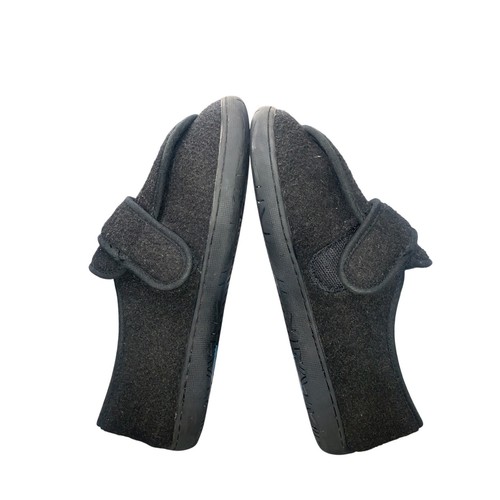 Foamtreads Physician L2 Black Slippers Mens Size 8M easy Closure Slip On Wool - Picture 6 of 10