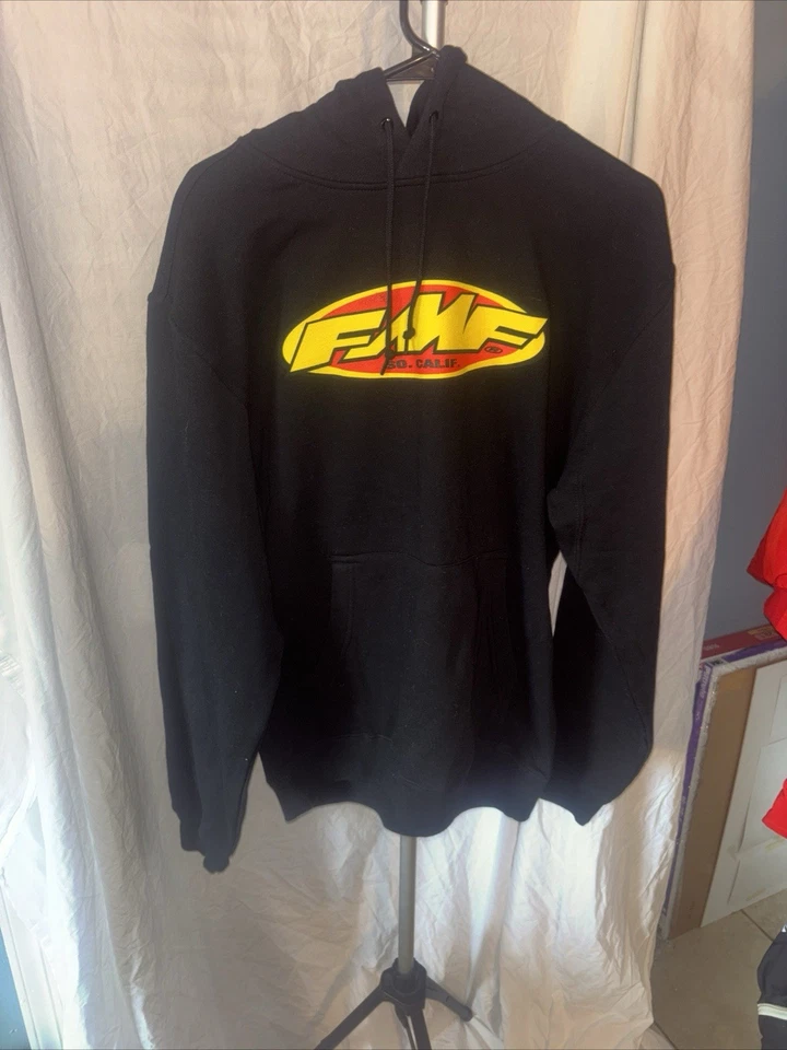 FMF Factory Classic Don 2 Mens Pullover Hoody Black Size Medium  - Image 4 of 4