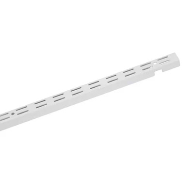ShelfTrack 30 in. L White Standard Support Bracket for Wire Shelf Track