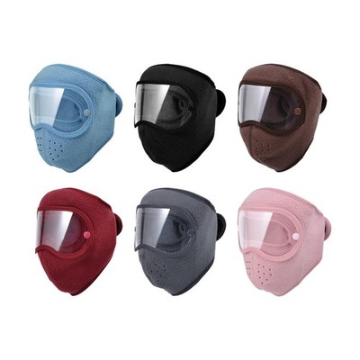 Warmer Skimaskenschutz, wiederverwendbarer Sport-Gesichtsschutz, Fleece,