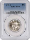 1950-S Washington Silver Quarter MS66 PCGS