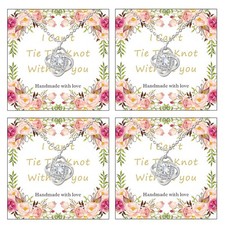 choice of all 2/3/4/6/8Pcs Bridesmaid Gifts Bridesmaid Necklace for Women Tie...