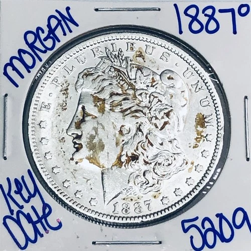 1887 O MORGAN SILVER DOLLAR AUTHENTIC U.S. MINT COIN RARE KEY DATE 5209