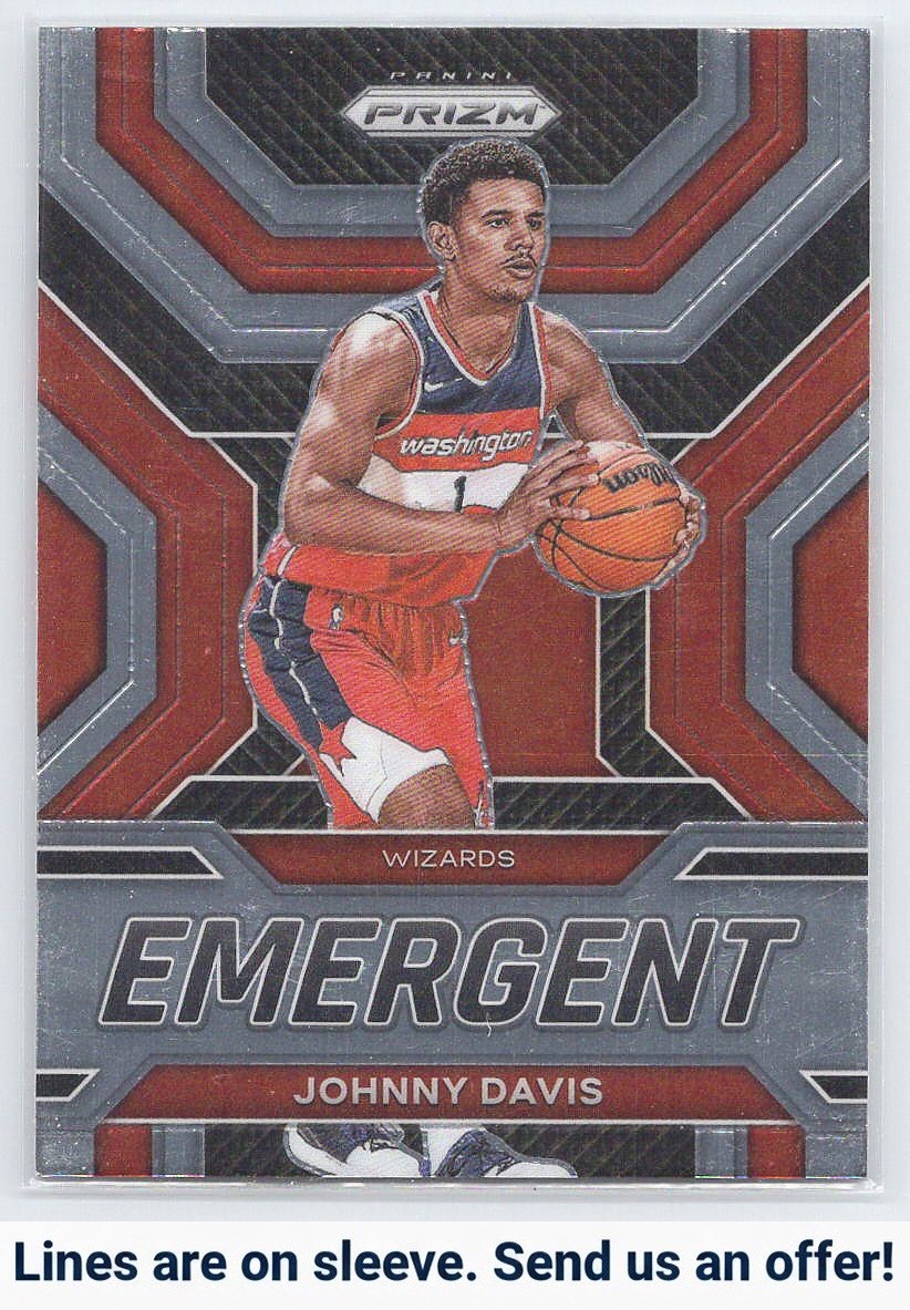 Johnny Davis 2022-23 Panini Prizm Emergent Washington Wizards