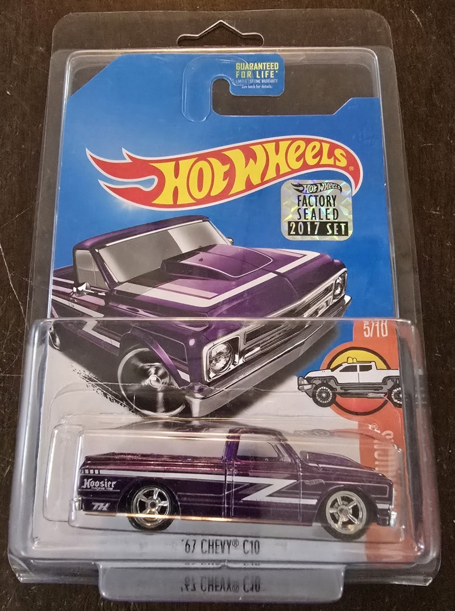 Hot Wheels 2017 Super Treasure Hunt '67 Chevy C10 Purple Factory