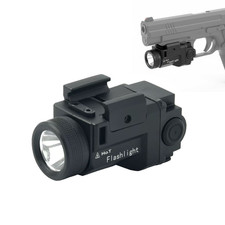 Tactical Pistol Flashlight Alloy Picatinny Flashlights Rechargeable Gun Lights