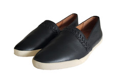 Frye  Co. Women's Cody Slip On Sneaker Shoes, Braid Detail, Black, Size 8M