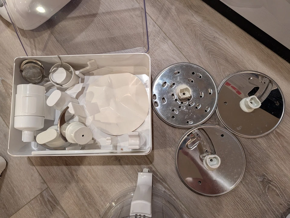 KitchenAid 12 Cup Food Processor White W/ Accessories & 4-Cup Bowl KFP760WH3 - Image 2 of 4