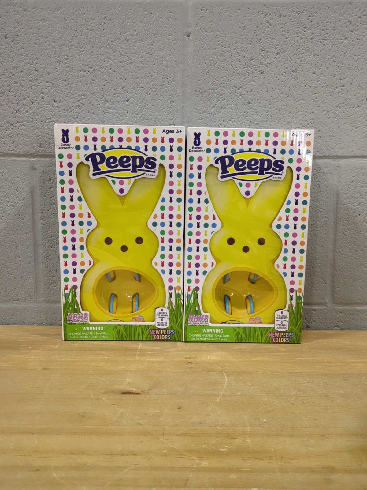 Peeps Eggmazing Egg Decorator Kit New Yellow DIY Kids Lot of 2