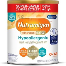 4 PACK Enfamil Nutramigen Hypoallergenic Baby Formula - 19.8 oz. EXP:02/2027