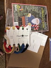 JANLYNN - HANGING WITH SANTA - CANDY CANE SANTA 41-122 COUNTED Cross Stitch Kit