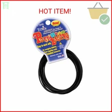 Pepperell Pony Bead Lacing 2mmX5yd, Black, 1 Count (Pack of 1)