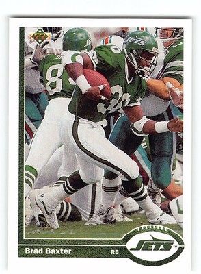 Brad Baxter 1991 New York Jets RB #329