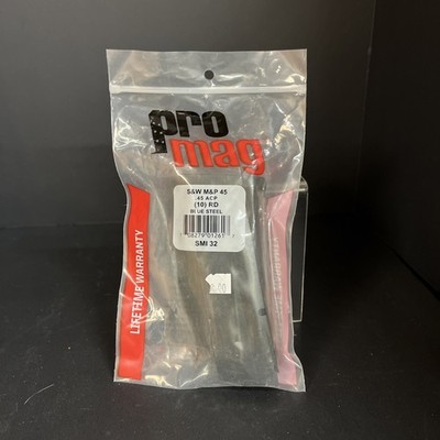S&W M&P 45 .45 ACP 10RD 10 Round Blue Steel SMI 32 Magazine Smith & Wesson