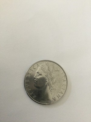 1976 Repvbblica Italiana Coin L100 R
