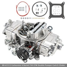 BR-67213 Carburetor 4 Barrel 750 CFM Double Pumper Carb E-Choke