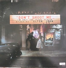 Elton John Autographed LP Album With Certification