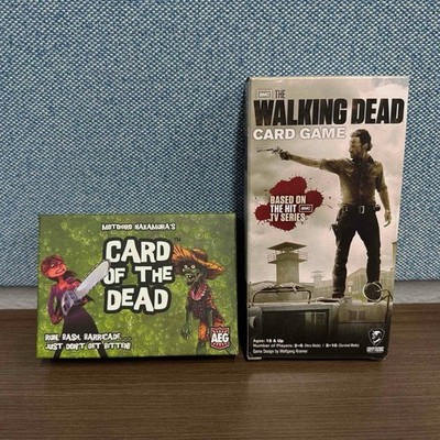 Lot of 2 The Walking Dead & Card of the Dead Games Zombie Undead Cryptozoic AEG
