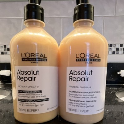 L'Oréal Professionnel Absolut Repair Shampoo & Conditioner Duo 500ml Protein