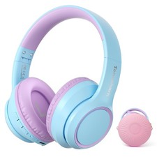 Kids Bluetooth Headphones with Active Noise Cancelling, Wireless Over-Ear Hea...