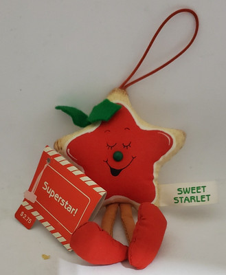 Hallmark Goodie Greetings Christmas Star Cookie Trimmer Ornament 4 in