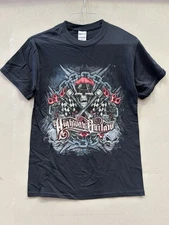 2000’s Highway Outlaw Model Slick Designs Skull Mechanic Tshirt Multiple Sizes