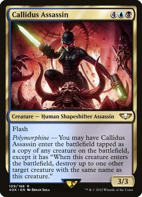 Callidus Assassin Universes Beyond: Warhammer 40000 Regular