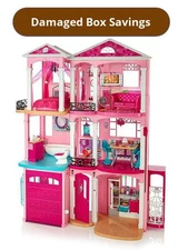 Barbie 4 Foot 3 Story Dreamhouse DAMAGED PACKAGING