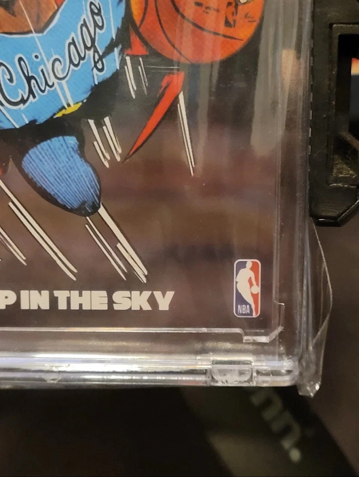 Michael Jordan X Superman 1984 cómic novato radiocontrol Chicago Bulls raro sin Fleer 1986 Foto 4 de 4