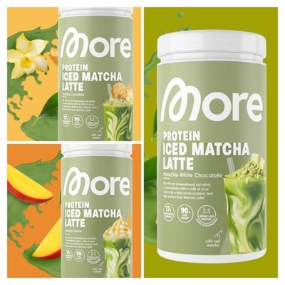 More Nutrition   Matcha Latte    500g Dose  NEU