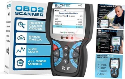  440 Bluetooth OBD2 Scanner Diagnostic Tool - Car Code Reader and Scanner for 