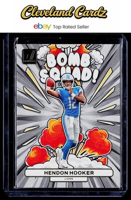 2023 Donruss #BS-2 Hendon Hooker Bomb Squad